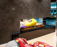 Электрический очаг Schones Feuer 3D 3D FireLine 2000 + синий цвет