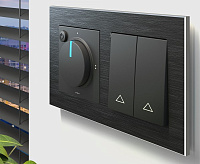 Веркель Рамка на 2 поста (черный алюминий) WL11-Frame-02