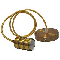 Декоративный патрон на подвесе GAUSS Золотой E27 1M 021-009-0001  сн/пр