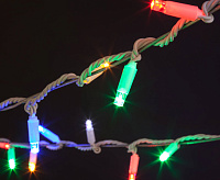 Гирлянда бытовая электрическая нить/мульти с эффектом мерцания 400-102