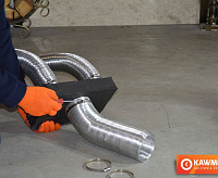 Адаптер стальной для подвода наружного воздуха к моделям W17 16.1 кВт/12.3 кВт EKO