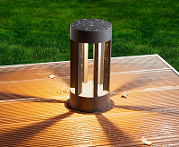 Светильник ландшафтный TECHNO 1621 LED Ares графит IP54 сн/пр