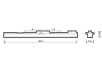 PTR 4018 18W 4000K BL (черный) 600мм IP40 Jazzway