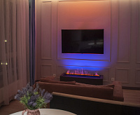 Электрический очаг Schones Feuer 3D 3D FireLine 1500 + синий цвет