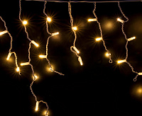 Гирлянда бытовая электрическая бахрома/теплый белый 100-001