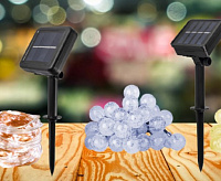 Гирлянда солнечная Фаzа SLR--G03-100W хол бел 100LED