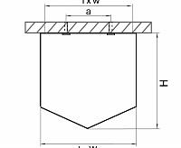 214479 Светильник QUADRO 12W 4000K СЕРЫЙ