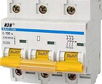 ВА47-100 C 3п 100А 10кА авт. выкл. ИЭК MVA40-3-100-C IEK