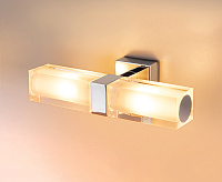 Настенный светильник Duplex 2x28W влагостойкий 1228 AL14 хром IP44