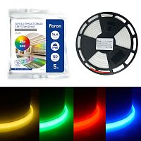 Лента светод 120SMD(4040)/м 14.4Вт/м 24V 5000*13*13мм RGB, IP68 LS551