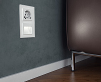 Веркель Рамка на 2 пост (мокко/стекло) WL01-Frame-02