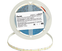 Лента светод 2835/240-24V 22W/m 6000k IP20 5м LS503