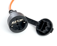 Удлинитель на рамке 1-местный с/з 3*1,5 30м оранжевый HM05-01-30