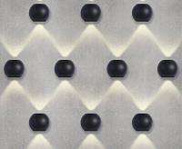 Настенный светодиодный светильник 1566 TECHNO LED DIVER черный IP54