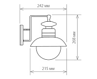 Светильник уличный GL 3002D TaIIi D брауни