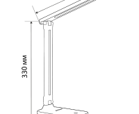 Настольная лампа UL609 черный