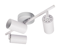 Светильник настенно-потолочный под лампу PCL 0403 3*GU10 WH белый IP20