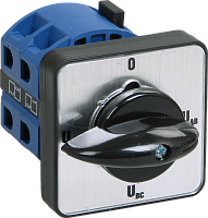 Переключатель кулачковый ПКП10-12/О10А "0-1" 2Р/400В ИЭК IEK BCS12-010-1