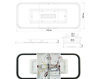 Люстра светодиодная "MOND" 65W 5DL2SL-APP-610x250x60-BLACK/WHITE/CRISTAL-220-IP20