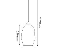 Светильник подвесной 021-014-0002 Е27 Медь 3D