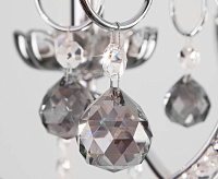 Люстра 10107/8 хром/дымчатый хрусталь Strotskis 