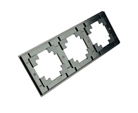 Катрин Рамка 3-ая металл черный MFR00-7003-05