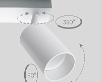 Светильник настенно-потолочный под лампу 2*GU10, белый ML202