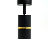 Светильник настенно-потолочный под лампу GU10, черный/золото ML1861