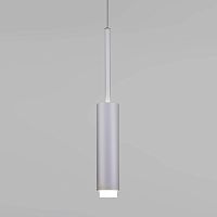 Подвесной LED светильник 50203/1 матовое серебро сн/пр