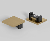 Brass Line Заглушки для накладного шинопровода латунь (2шт) 85230/00