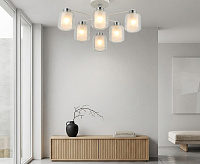 Люстра 07625/6 WHITE+CHROME