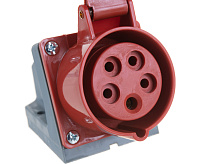 Розетка 115 стационарная 3Р+РЕ+N 16А 380В IP44 ИЭК PSR12-016-5