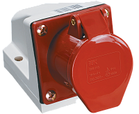 Розетка 115 стационарная 3Р+РЕ+N 16А 380В IP44 ИЭК PSR12-016-5