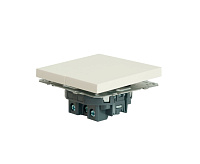 Эмили Переключатель перекрестный 2кл, белый фарфор, RSW10-5111-01