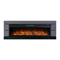 Каминокомплект Modern 60 SFT (Разборный) - Серый графит с очагом Vision 60 LOG LED 