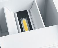 Настенный светодиодный светильник 2*3W 450Lm 3000K белый IP54 DH012