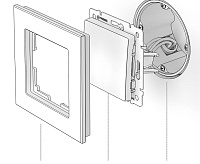 Веркель Выключатель 1-кл (слоновая кость) WL03-SW-1G-ivory