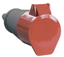 Розетка 225 переносная 3Р+РЕ+N 32А 380В IP44 ИЭК PSR22-032-5