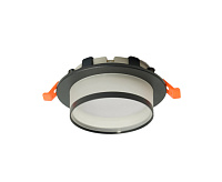 Светильник встраиваемый GX53 DL500 15W черный, круг
