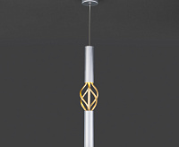 Подвесной светильник 50191/1 LED матовое серебро/ золото сн/пр