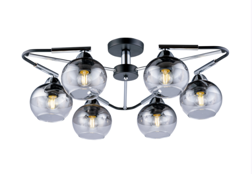 Люстра 39801MD/6 MBK+CH Люстра 39801MD/6 MBK+CH