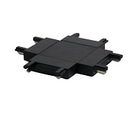 Flat Magnetic Четырёхсторонний соединитель для накладного шинопровода чёрный