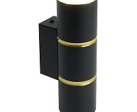 Настенный светильник 35W 230V 2* GU10 черный/золото IP20 ML1860
