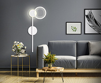 Бра FL5191 SWH 9W 3000K белый песок