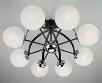 Люстра 70082/8 хром черный