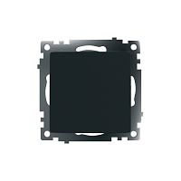Катрин Выключатель 1-кл черный GLS10-7103-05