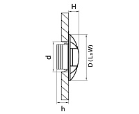 Светильник встраиваемый 212264 LUMINA CYL 3W 4000К БЕЛЫЙ