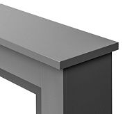 Каминокомплект: Очаг Electrolux Infinity EFP/P-1600ULS N, портал Canto Long графит, черный