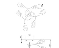 Люстра 2275/6 хром