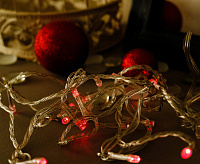Гирлянда  20LED красный 3.6W IP20 шнур 1,5м 0,5мм CL02 26769 сн/пр